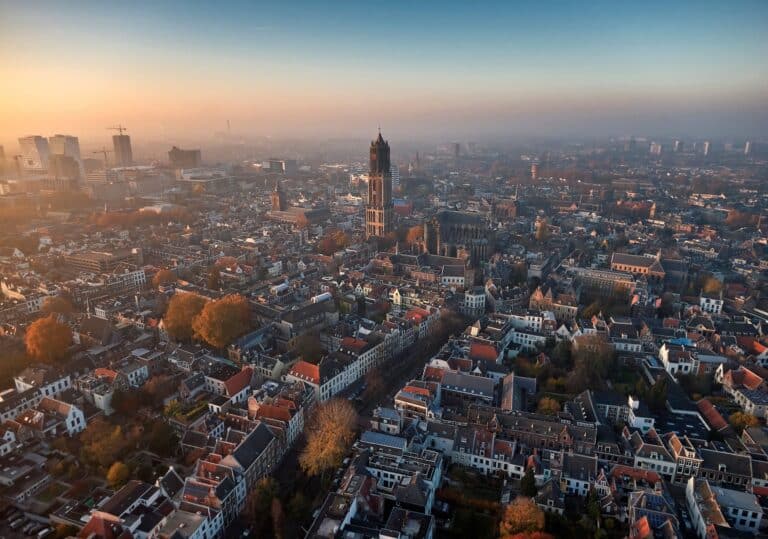 Aerial,Of,Utrecht,City,Center